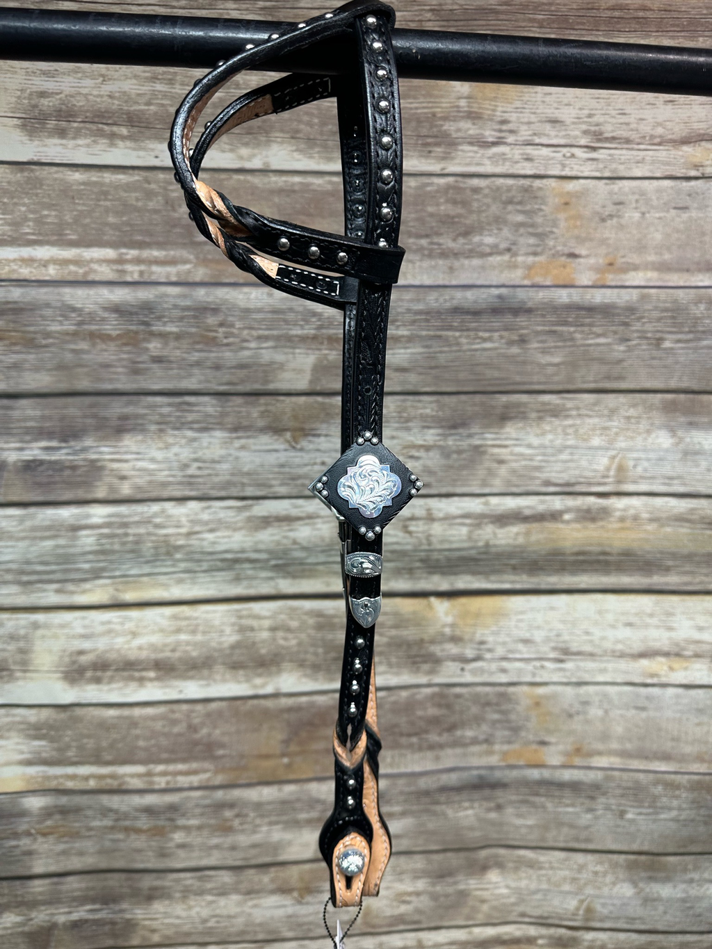 Santana Two Tone Twisted Headstall #22