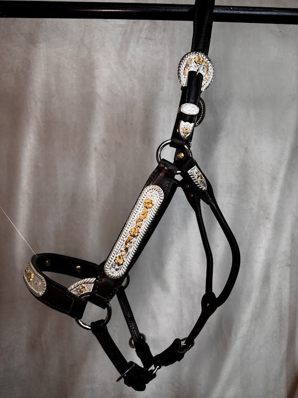 #16 Sterling Overlay Halter