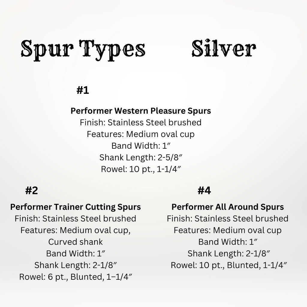 Custom Silver Spurs
