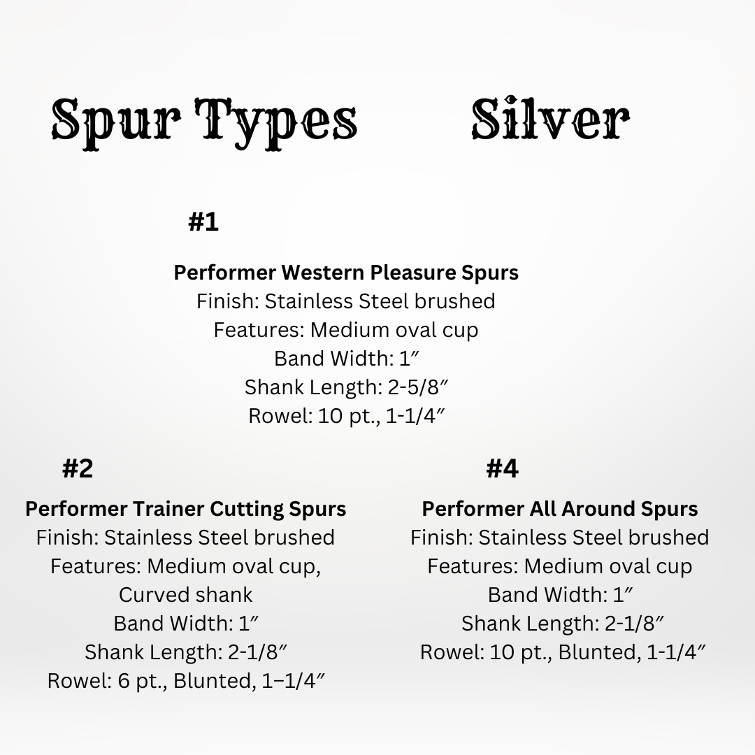 Custom Silver Spurs