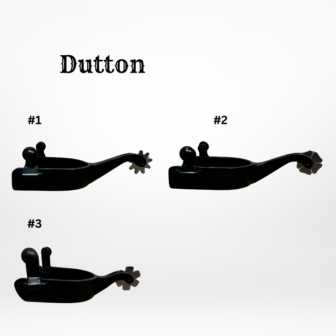 Custom Black Spurs