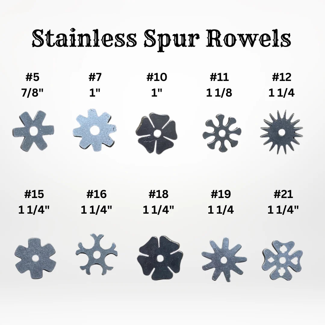 Custom Silver Spurs