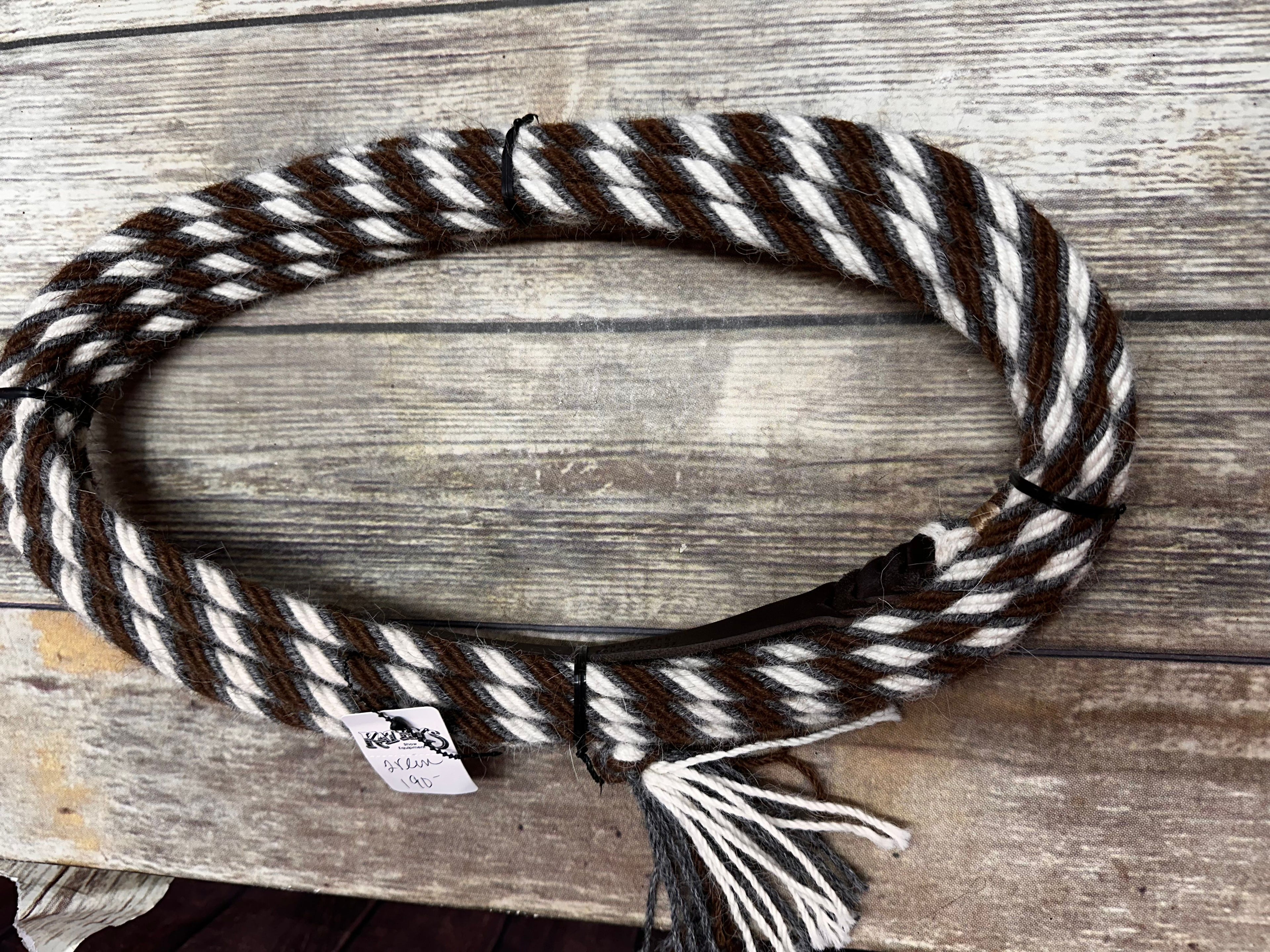 Alpaca 2 Rein Mecate sorrel/white/grey