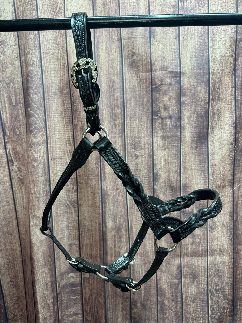 Twisted Leather Halter