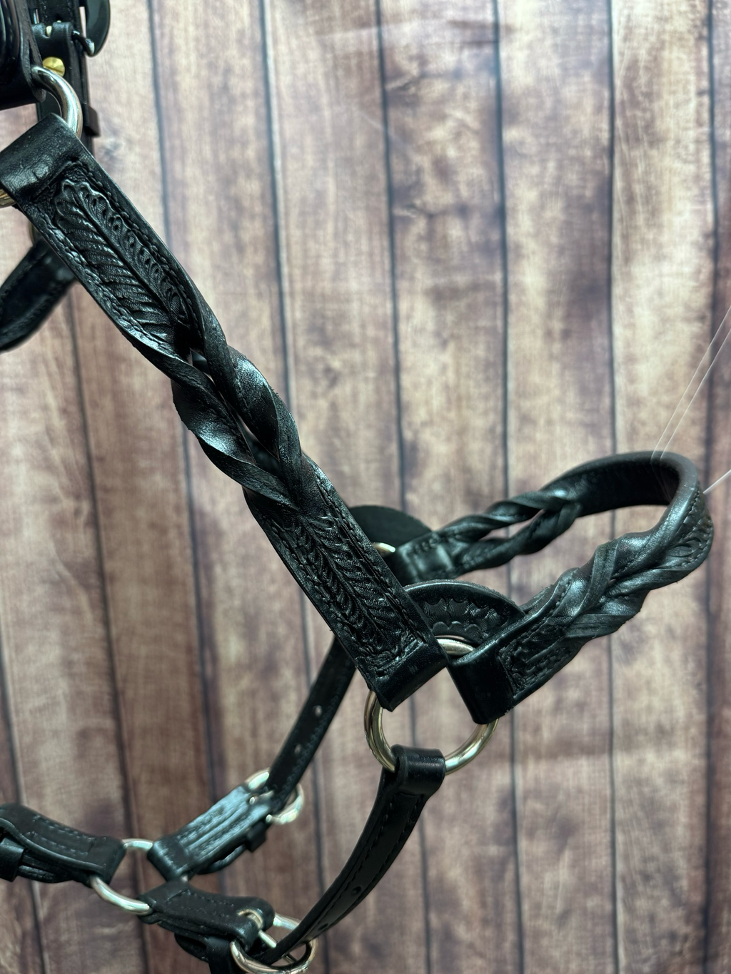 Twisted Leather Halter