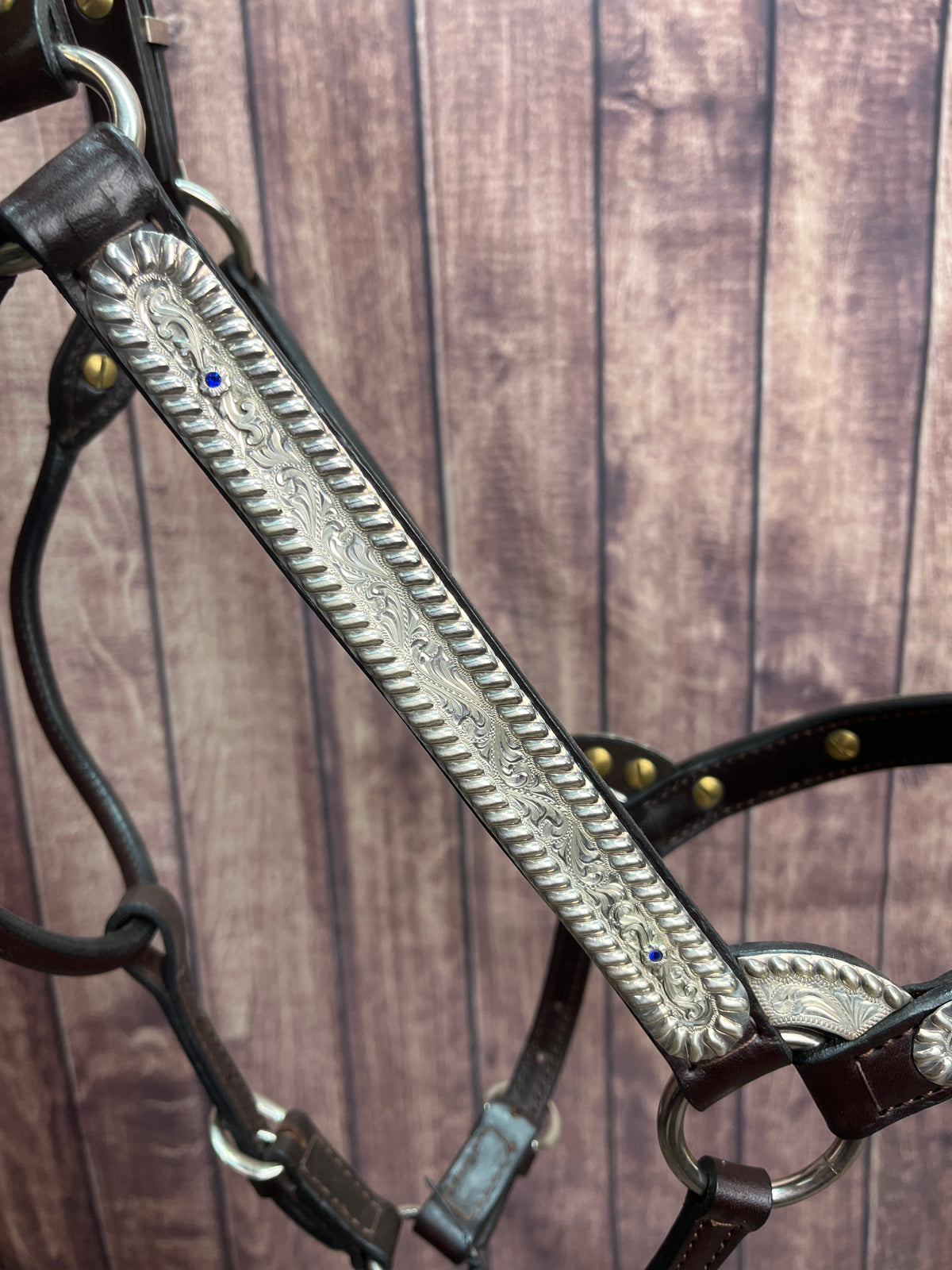 Sterling Overlay Lg Horse Halter #42